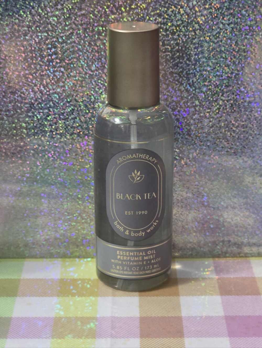 Bath & Body Works Black Tea Essential Oil Perfume Mist NEW RARE